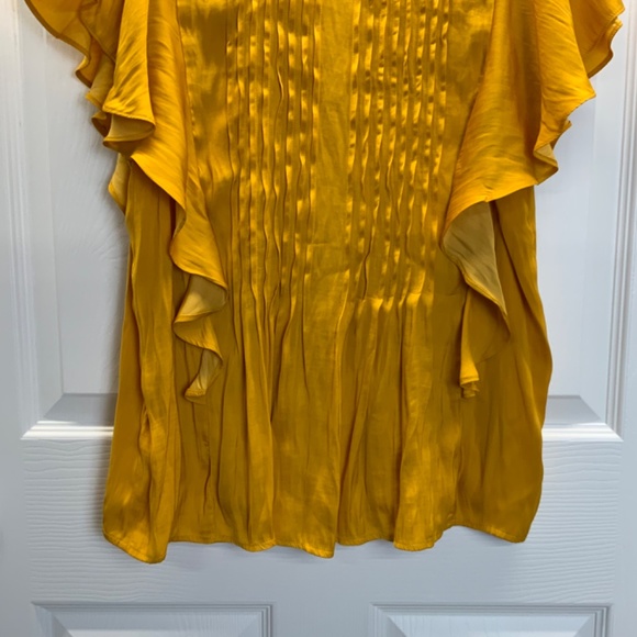 NWT Anthropologie Ruffled Pintucked Blouse - Picture 14 of 16